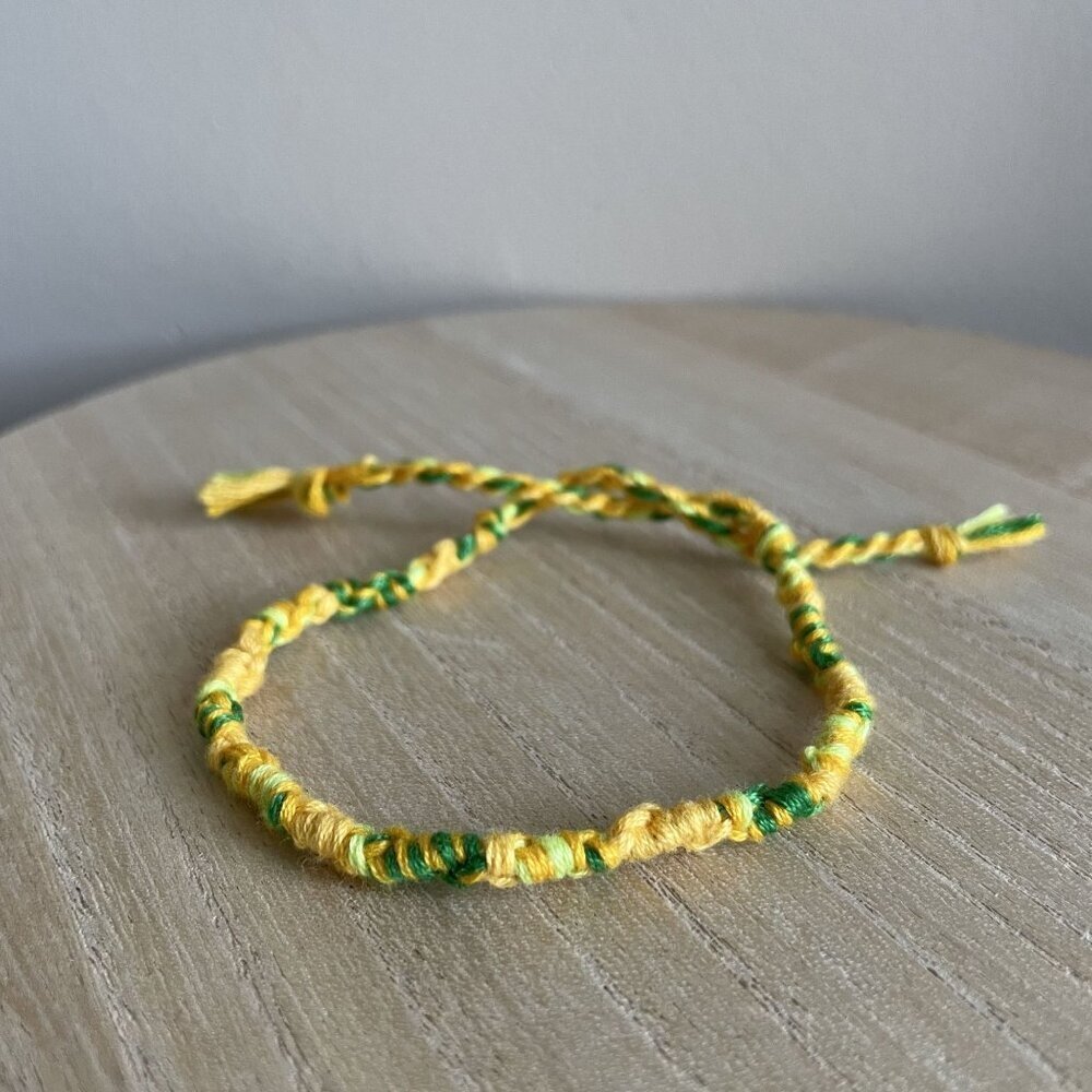Mei Bracelet, anklet, trendy, comfortable, tie, embroidery thread, woven, gift,